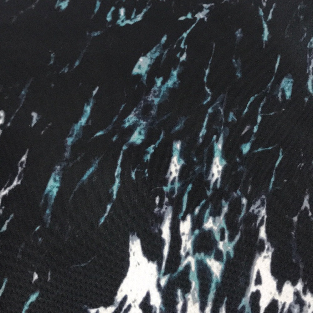 Carmen Marc Valvo Marble Print Sheath Dress - Picture 7 of 7